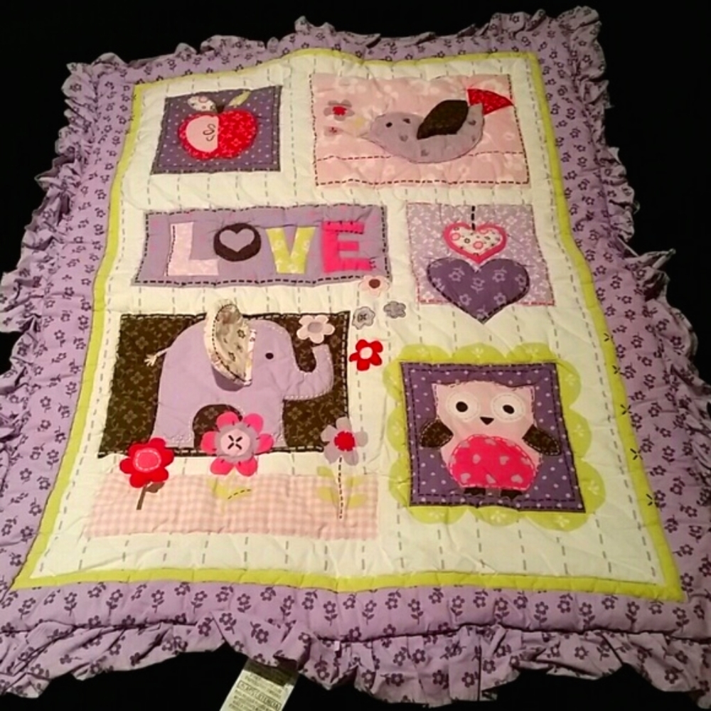 3pc Crib Bedding for babygirl